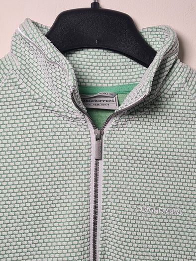 womens CRAGHOPPERS fleece jumper sweater quarter zip Size UK 12 EU 38