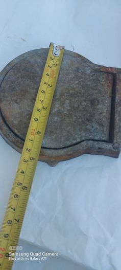 stopcock aluminum water cover with frame,,buyer collects or pays postage,  never used