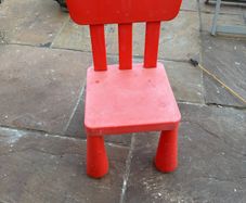 Kids plastic chair