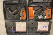2x Ramset TrakFast TF1100 Cordless Nail Guns in Cases with Chargers