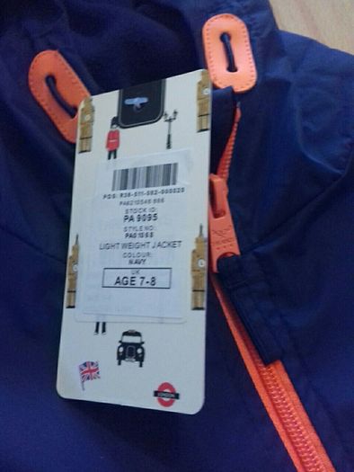Threadboys Fleece Lined Lightweight Jacket BNWT