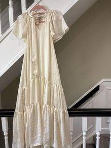 h&m tiered dress