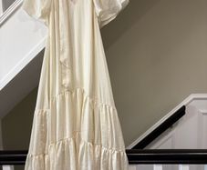 h&m tiered dress