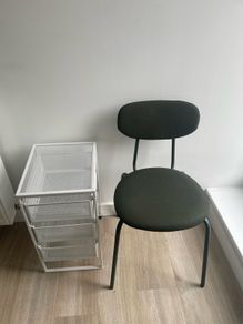 office cabinet and chair