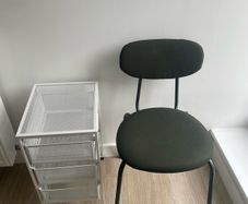 office cabinet and chair