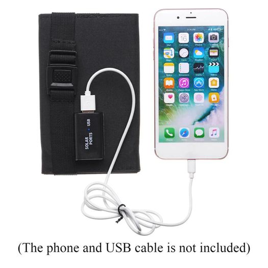 2022New Solar Panel 20W Camping Equipment Portable Solar Chargers Waterproof Camping Supplies Survival Gadgets