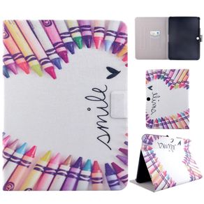 Card Slot Pattern Leather Case Folio Stand Cover For Galaxy Tab S T700