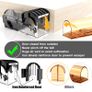 Safe Firm Mice Humane Reusable Plastic Rodents Trap Household Mouse Catcher Smart Self-locking Mousetrap for Indoor Outdoor Garden Image 2