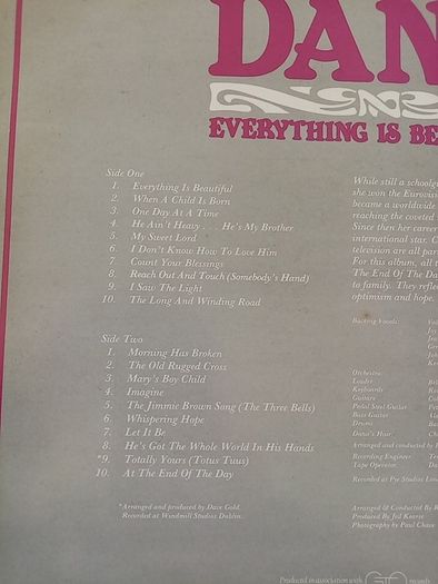 DANA. Everything Is Beautiful. 1980 UK Pressing. Warwick Records. LP. Vinyl. Record. Album.