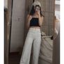 cream/off white jeans Image 5
