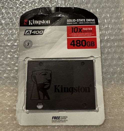 Kingston A400 2.5" SSD 480GB Sata 6gb/s