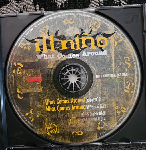 Ill Nino "What Comes Around" CD Single Promo