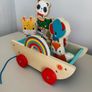 Wooden Animal Pull Along Cart Image 3