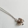 Butterfly silver pendant Image 3