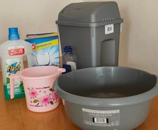 Kitchen & Utility Set (Swing Bin, Basin, Jug)
