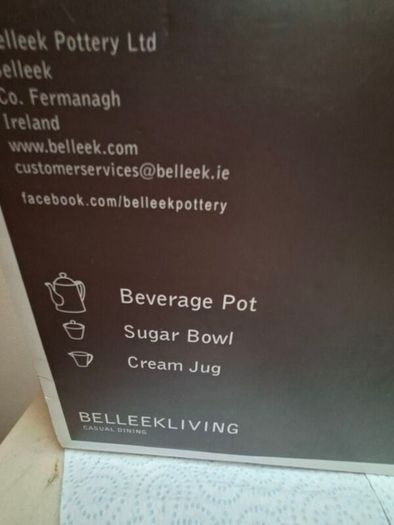 Belleek living set
