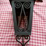 Vintage '60 wrought iron ceiling lamp removableTop Image 5