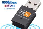 600mbps 2.4GHz 5GHz Dual Band USB Wifi Adapter Wireless Network Card Wireless USB WiFi Adapter Dongle PC NetworK