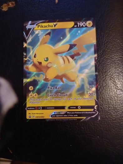 pikachu V Pokemon card