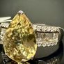 Diamond 950 Platinum AAA Turkizite & Diamond Statement Ring Image 10