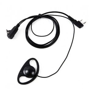 Hook Earpiece 2 Pin PTT With Mic Headset Walkie Talkie Headset BaoFeng, Kenwood, Quansheng