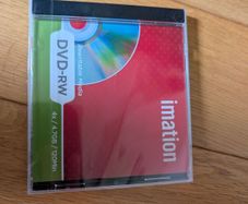blank DVD RW rewritable disc