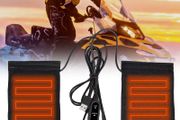 12V USB Bicycle Bike Ebike Electric Scooter Grips Heating Handlebar Cover 3 Gears Heated Handgrips Electric Heated Handle Cover for Scooter ATV ADV Moped Parts