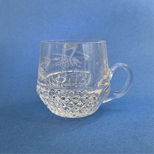 Galway Irish Crystal Christening Mug
