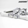 Pair of Basin Taps Hot and Cold Water Bathroom Sink Cross Handle Ceramic Levers 1/2" Tap Faucets Set 2 (FREE POSTAGE) Image 7
