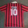 AC Milan retro football jersey and scarf Image 5