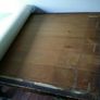 Vintage architect's drawing desk with footrest and set square Image 5