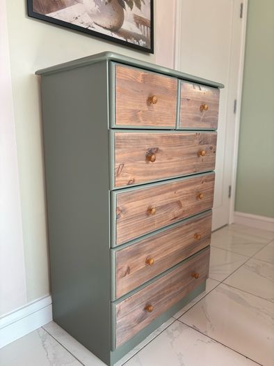 Hand finished chest of drawers.