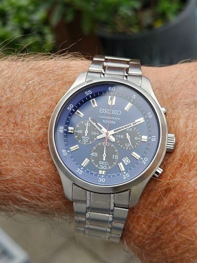 Watch Seiko Chronograph.