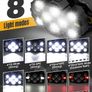 FREE SHIPPING Head Torch Rechargeable, 10 LED 10 Modes Head Torch USB Rechargeable Super Bright 22000 Lumens Waterproof IPX4 Headlamp Hands Free Running Head Torch for Fishing Walking Cycling Camping Image 4