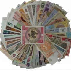 Random 40PCS Different World Original notes From 18 Different Countries UNC