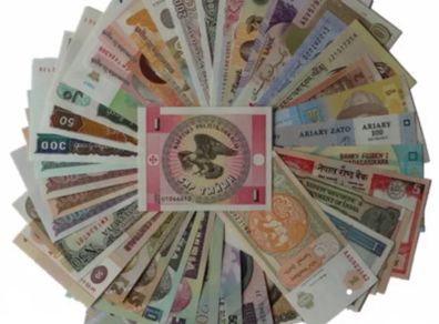 Random 40PCS Different World Original notes From 18 Different Countries UNC