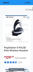 PlayStation 5 Pulse elite wireless headset