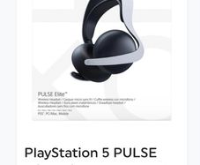 PlayStation 5 Pulse elite wireless headset