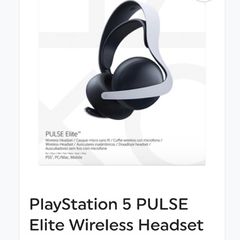 PlayStation 5 Pulse elite wireless headset
