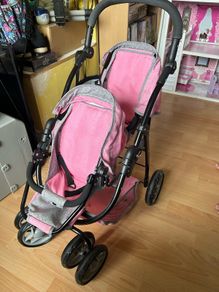 Dolls twin buggy