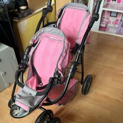 Dolls twin buggy