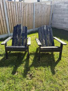 Free Wooden Garden Chairs, Great for Upcycle