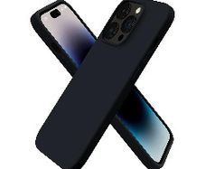 Liquid Silicone Case For Apple iPhone 14 Pro Luxury Thin Phone Cover Black