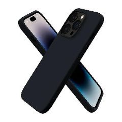 Liquid Silicone Case For Apple iPhone 14 Pro Luxury Thin Phone Cover Black