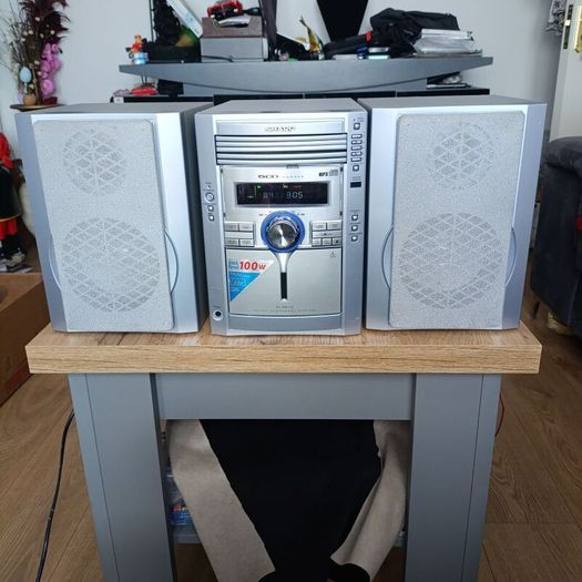 Sharp XL MP110 Micro Component System 5 Disc CD Changer Cassette mp3 FM