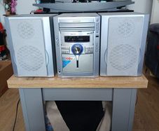 Sharp XL MP110 Micro Component System 5 Disc CD Changer Cassette mp3 FM