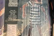 halloween zombie prisoner age 7-8