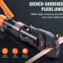 Copper Tube Fittings Hydraulic Pipe Crimping Tool, Pressing Plier with V12, V15, V18, V22, V28 Quick Change Jaws, 360 Rotatable Press Kit for Confined Spaces Tee Fittings Hydraulically Driven Image 7