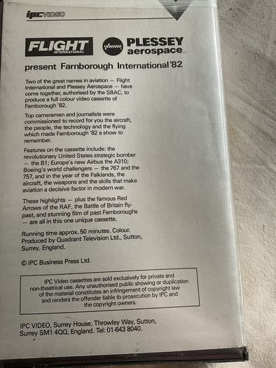 1982 Farnborough International Air Show