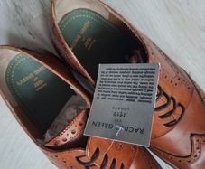 Mens New Brown Leather Brogues